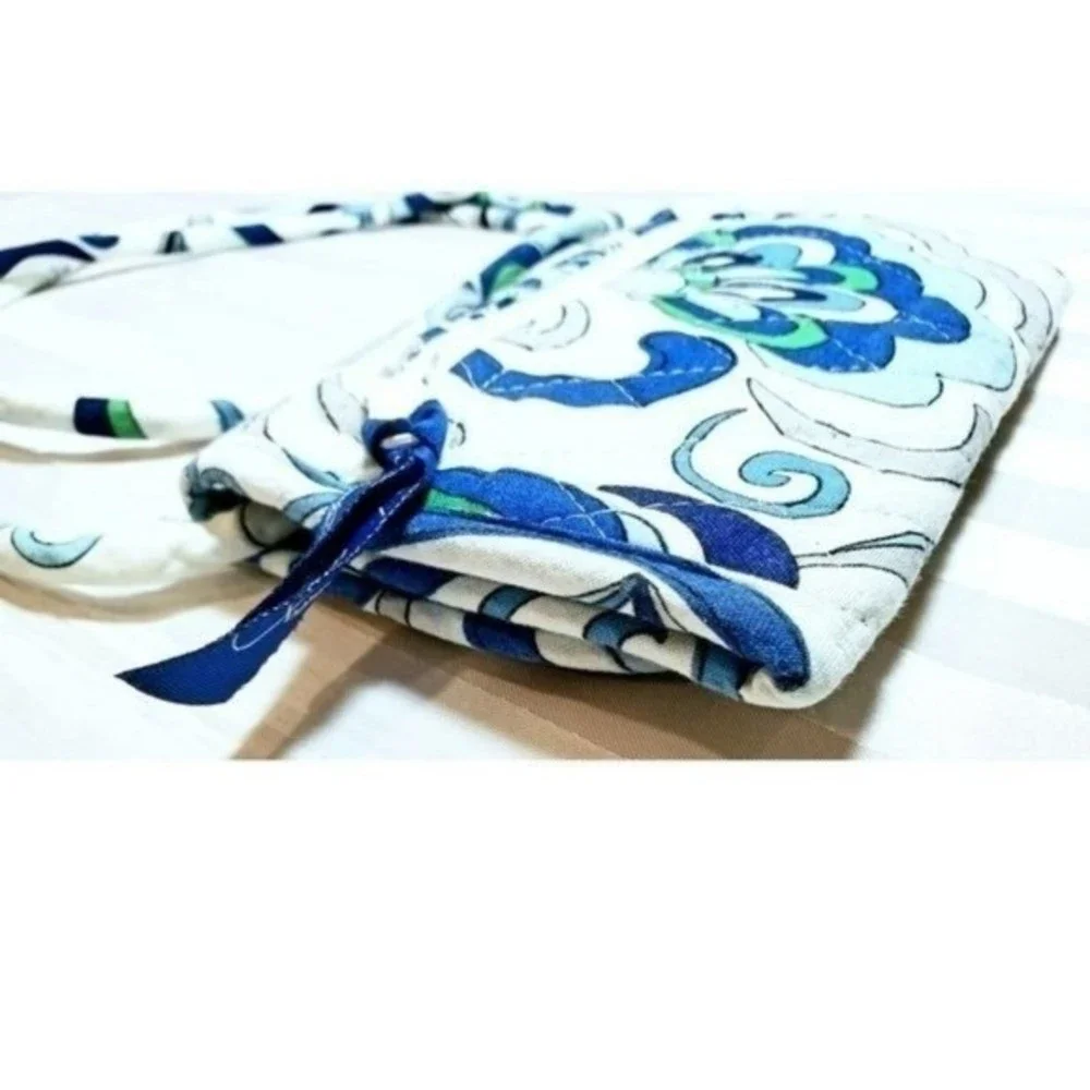 Vera Bradley Wallet Purse Bag Mediteranean Fold over Crossbody - Picture 6 of 10